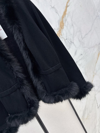 Valen 25fw cashmere knitted cardigan