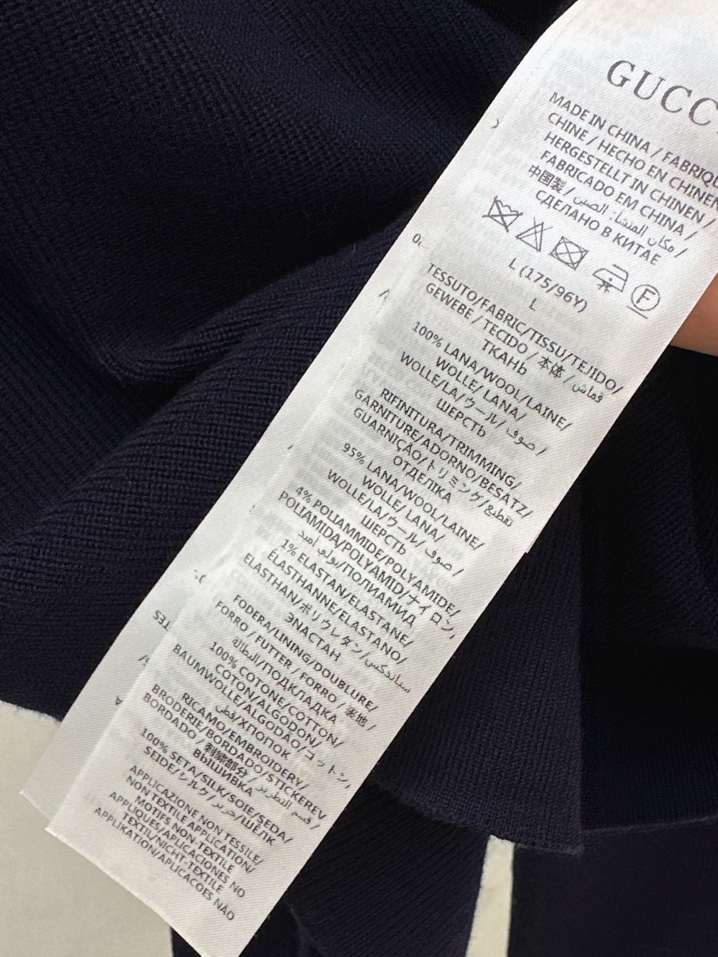 Gucc 25fw knitted sweater