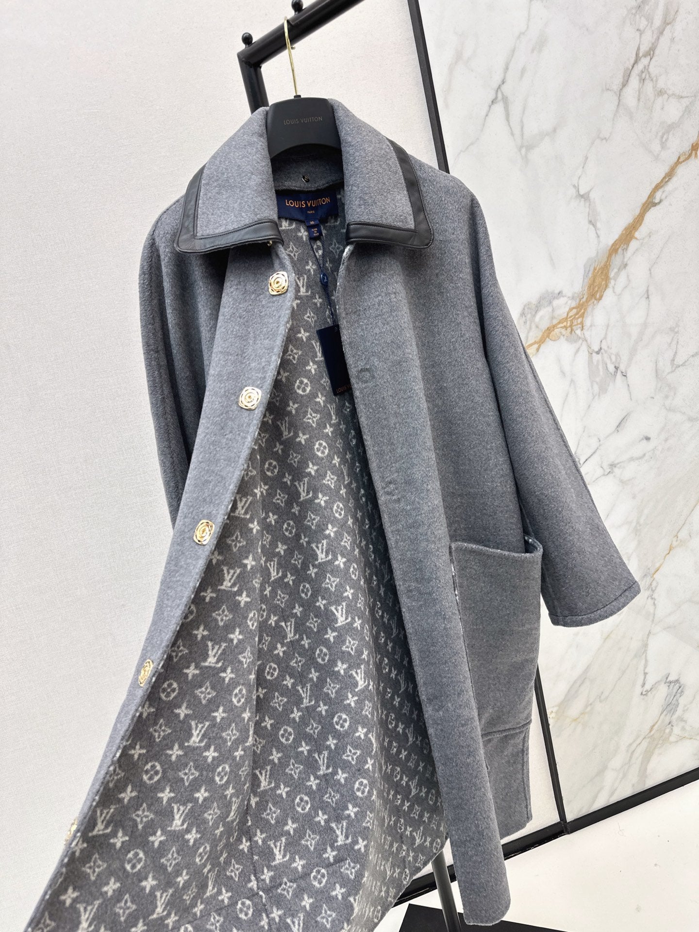 Loui 25fw monogram overcoats