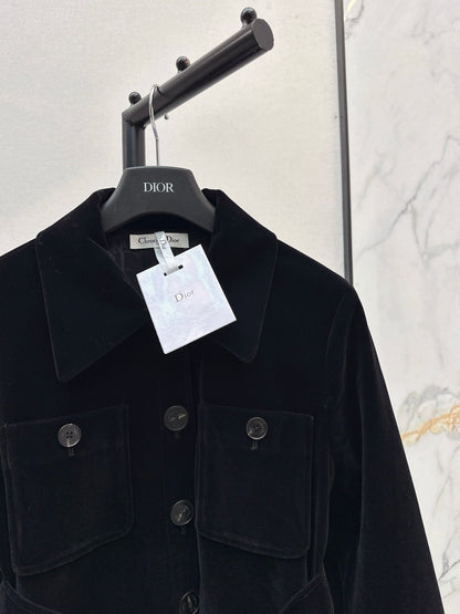 CD 25fw velvet jacket