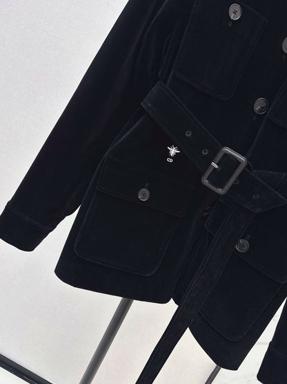 CD 25fw velvet jacket