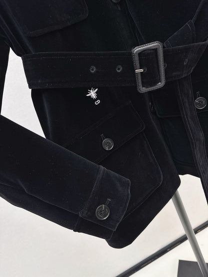CD 25fw velvet jacket