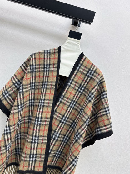 Bur 25fw wool cape
