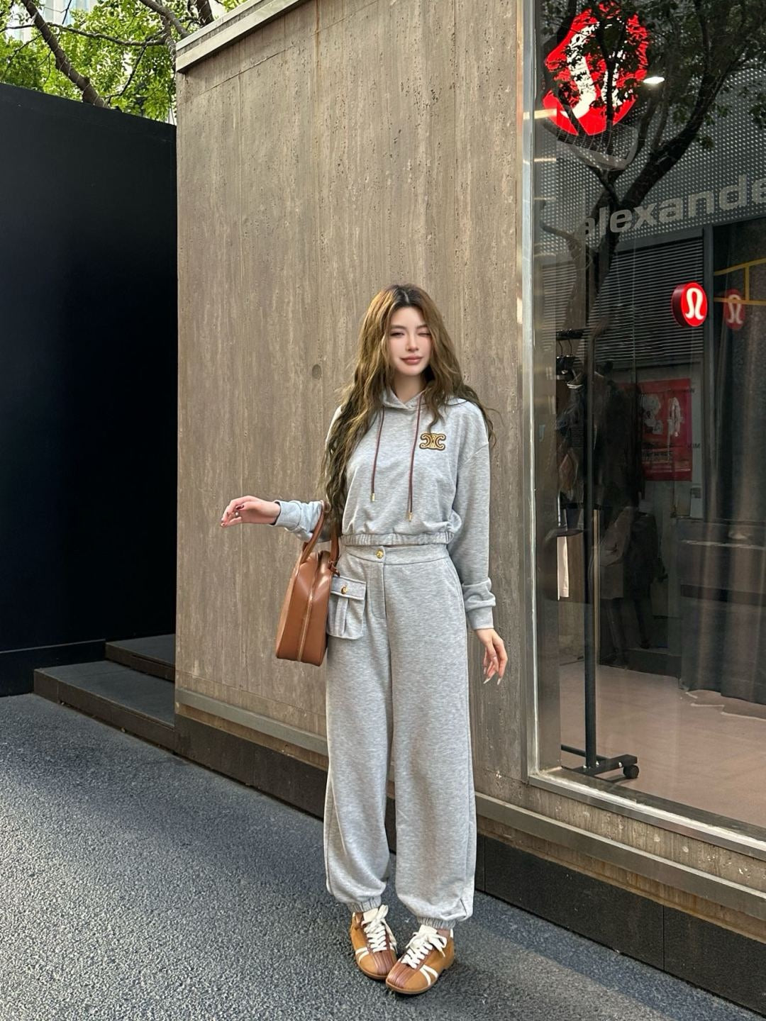 Celi 25fw hoodie sweatpants set