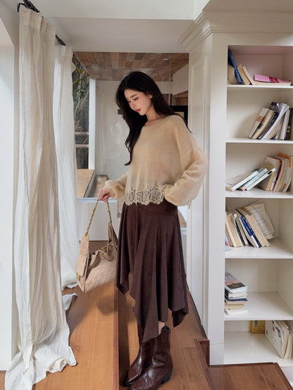 Es 25fw lece knitwear