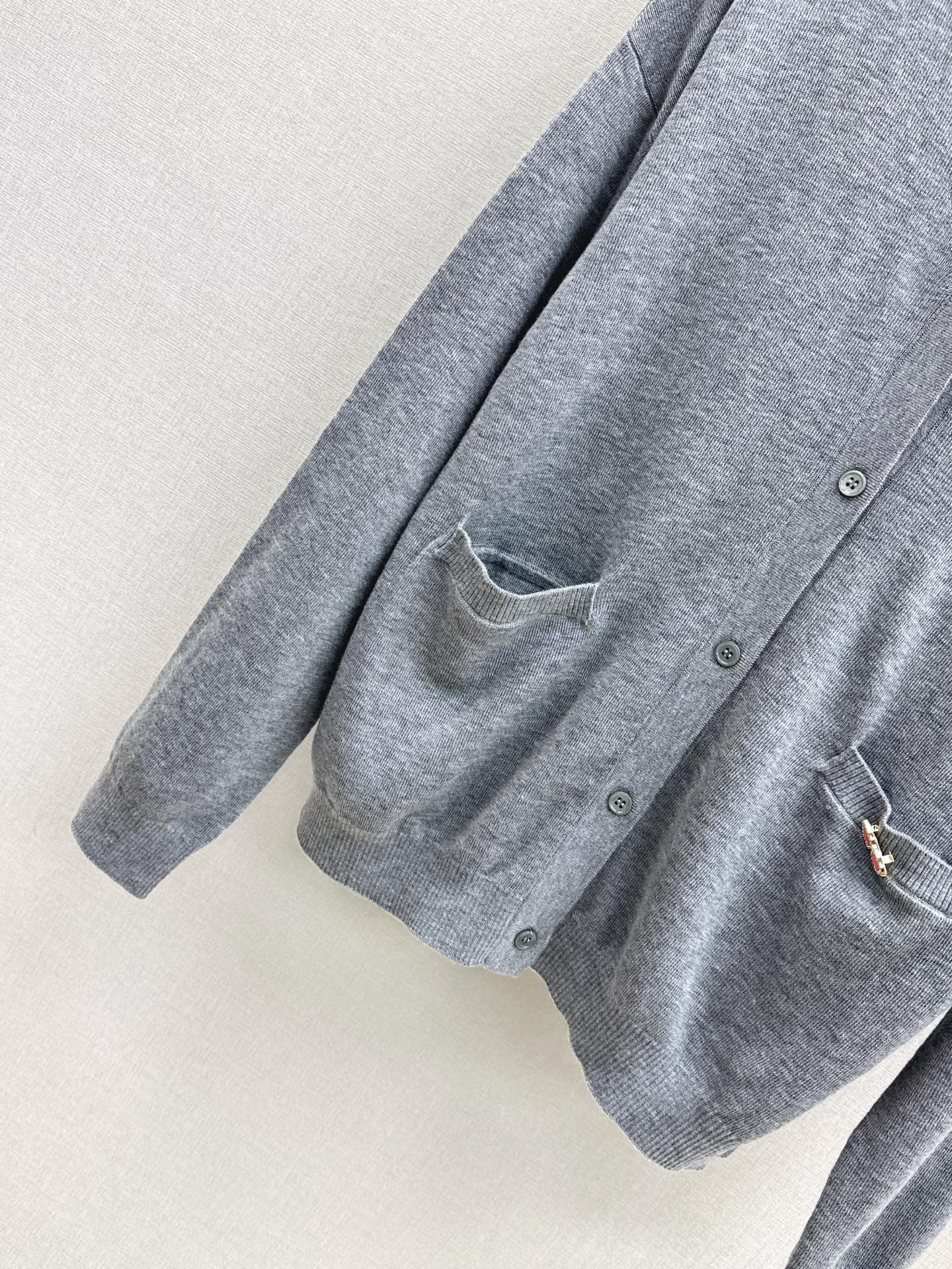 Miu 25fw knit cardigan vest set