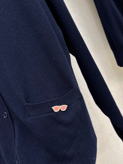 Miu 25fw knit cardigan vest set