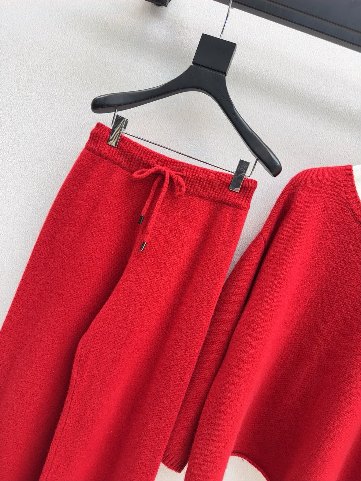 Max 25fw knitwear wide pants scarf set