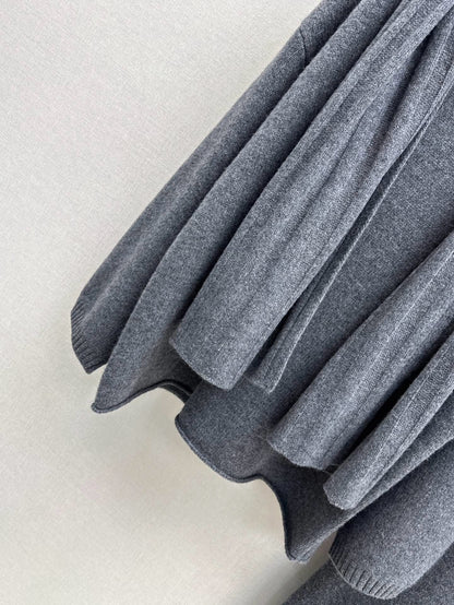 Max 25fw knitwear wide pants scarf set