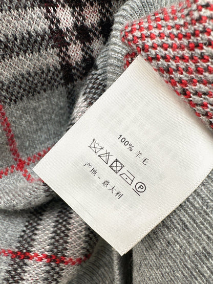 Bur 25fw plaid polo shirt skirt set