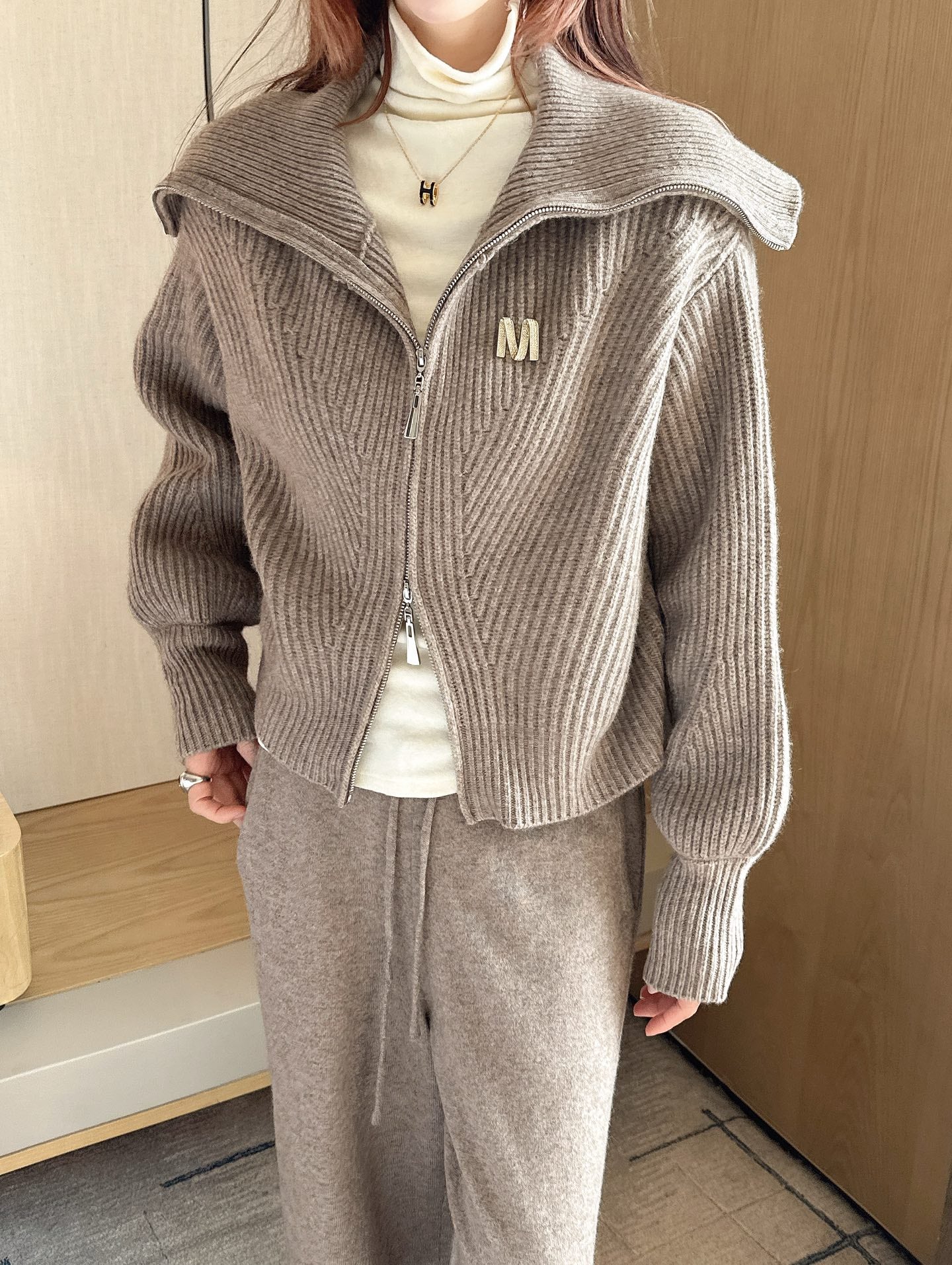 Max 25fw wool jacket pants set