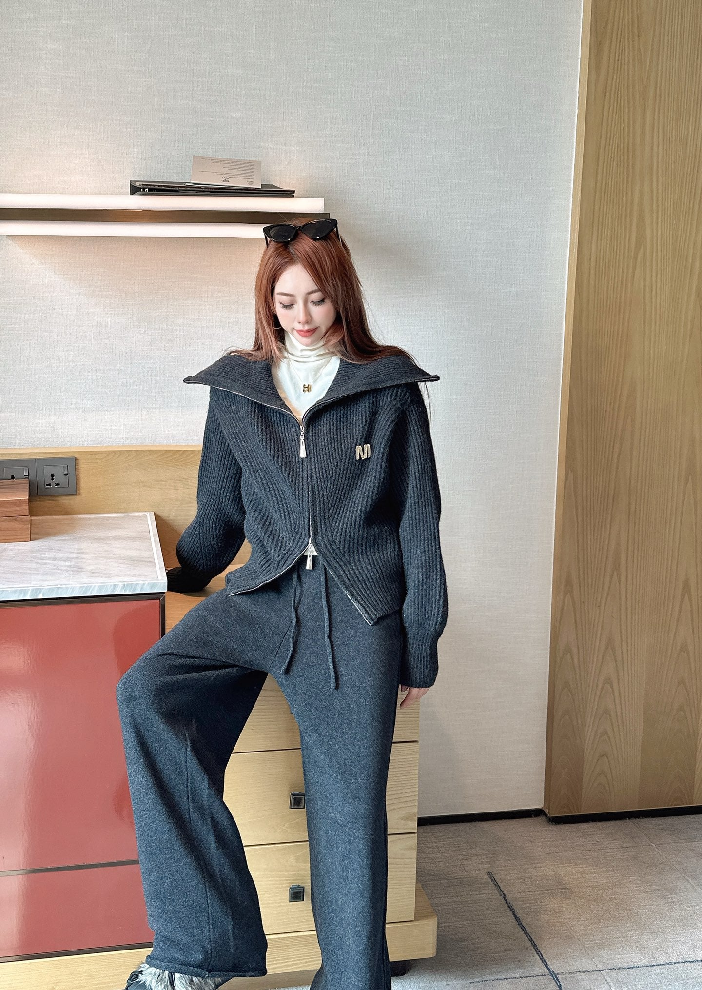 Max 25fw wool jacket pants set