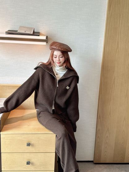 Max 25fw wool jacket pants set