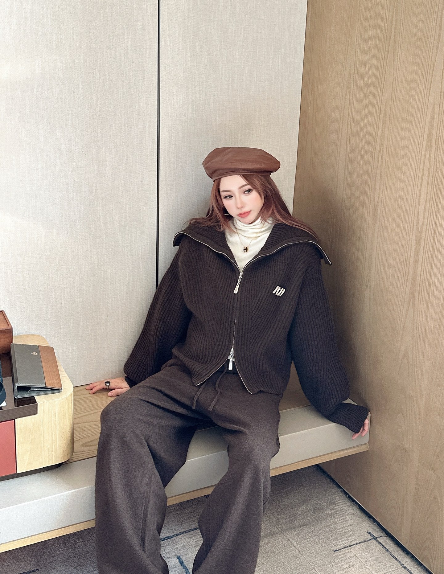 Max 25fw wool jacket pants set