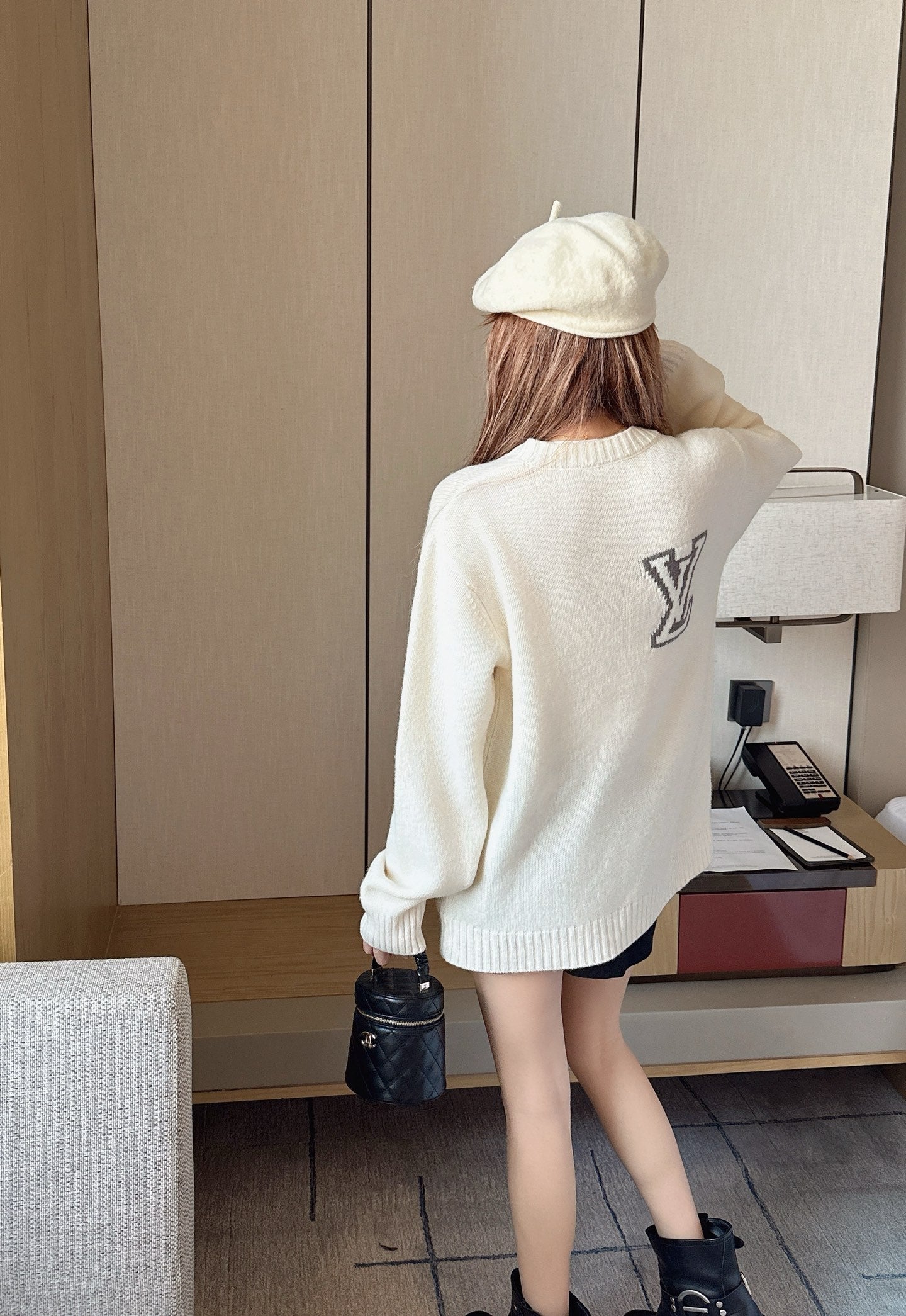 Loui 25fw jacquard sweater