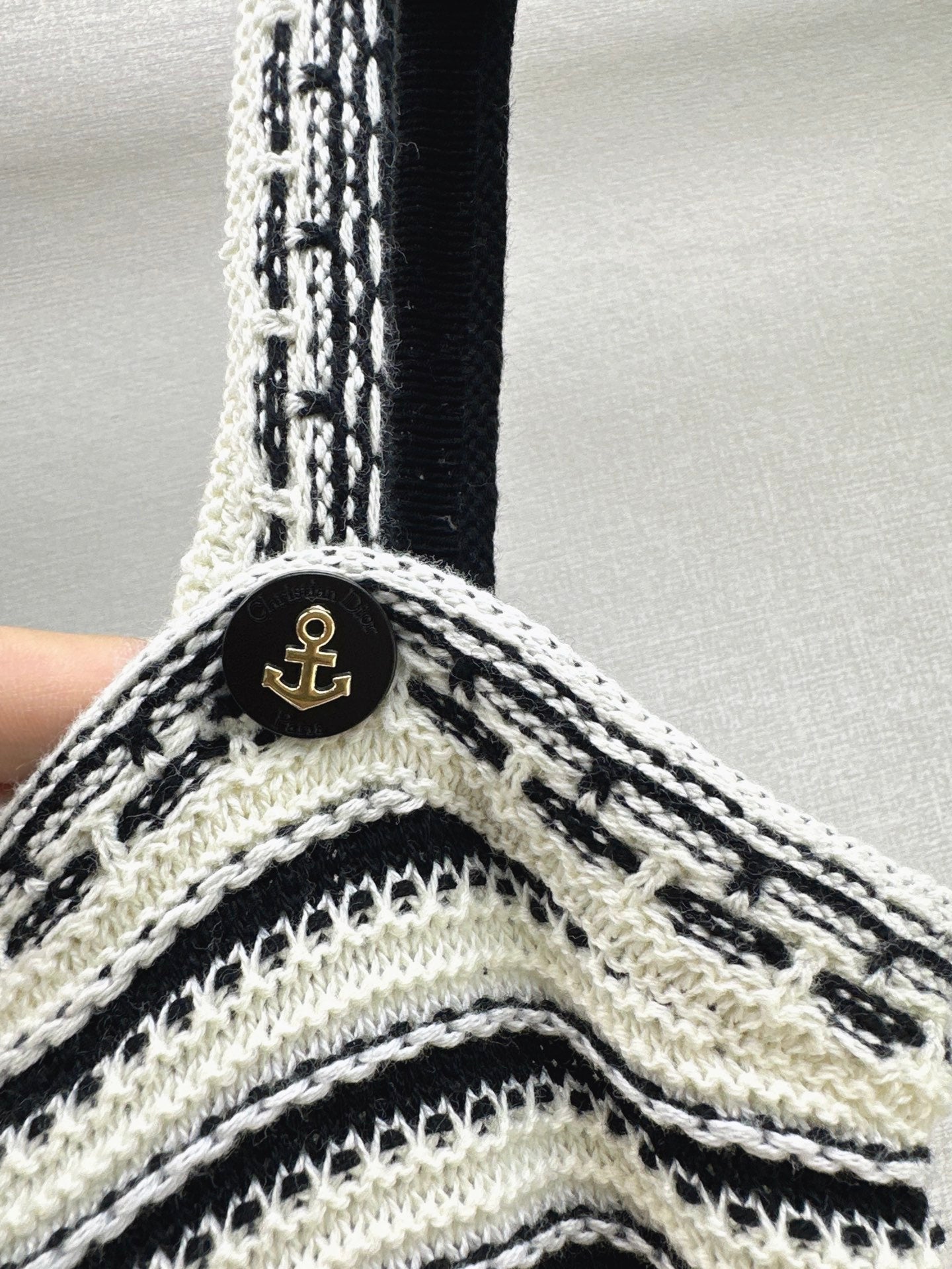 CD 25fw stripe slip dress