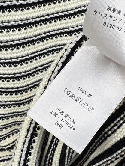 CD 25fw stripe slip dress