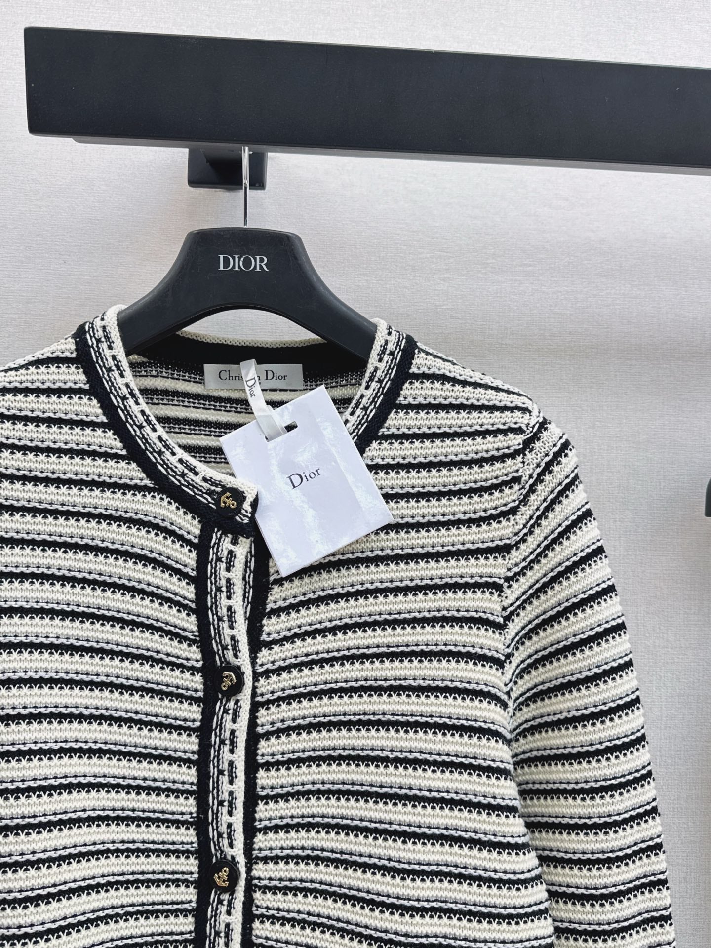 CD 25fw stripe cardigan