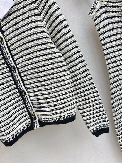 CD 25fw stripe cardigan