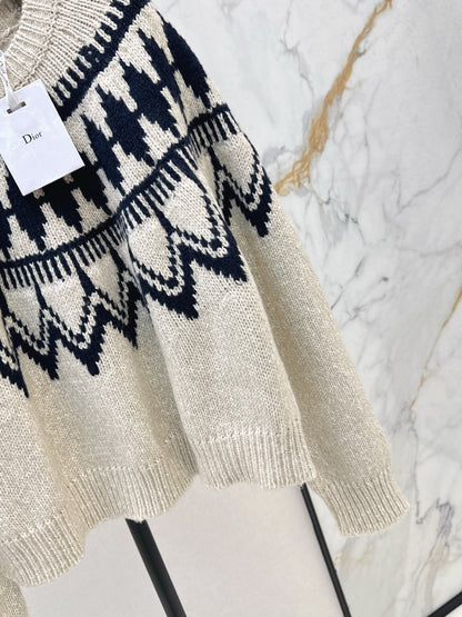 CD 25fw knitted sweater