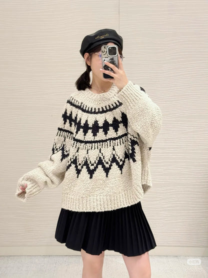 CD 25fw knitted sweater