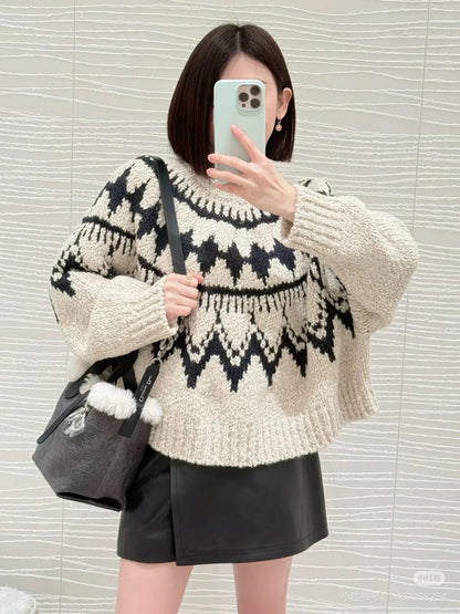 CD 25fw knitted sweater