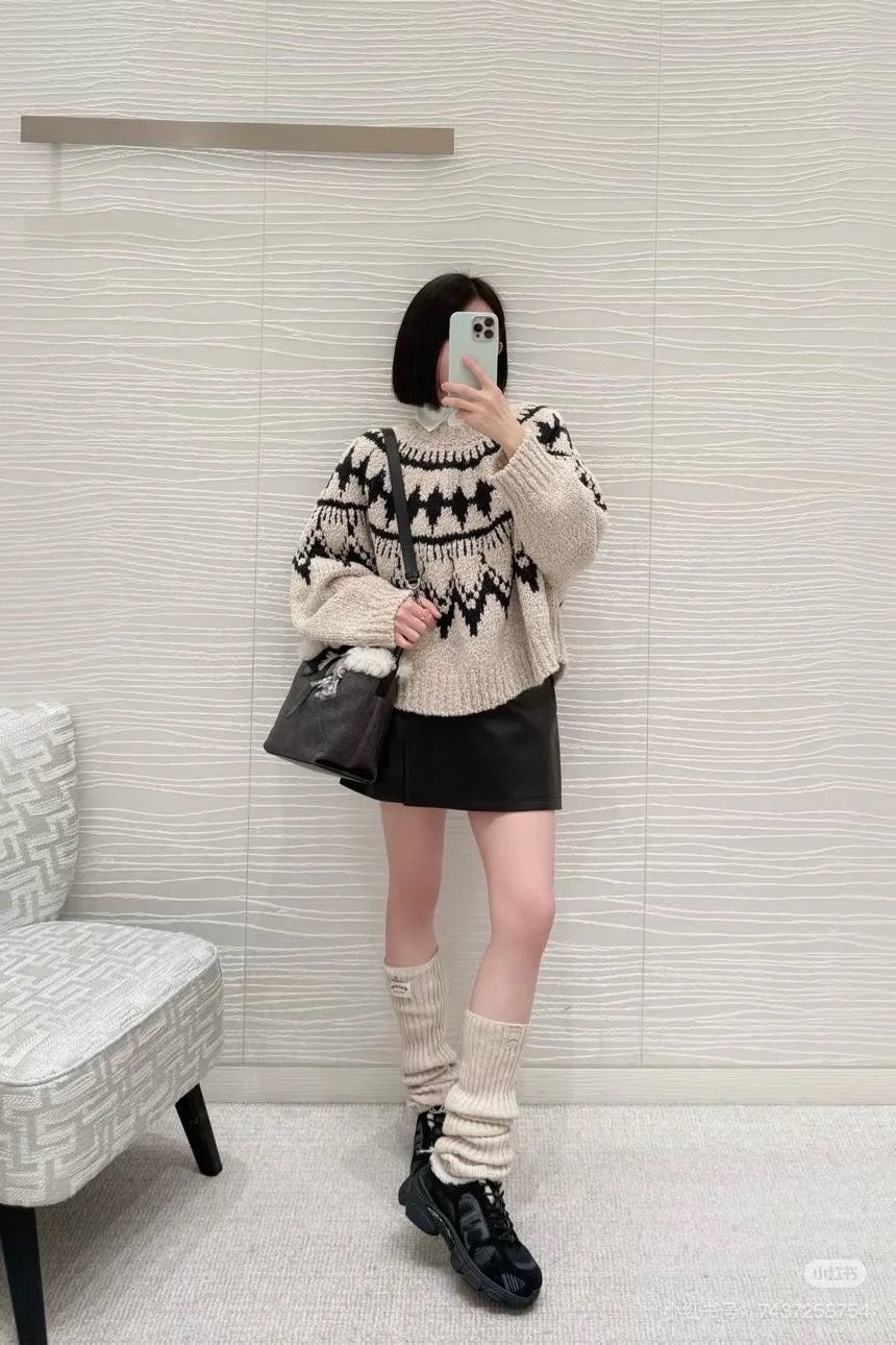 CD 25fw knitted sweater