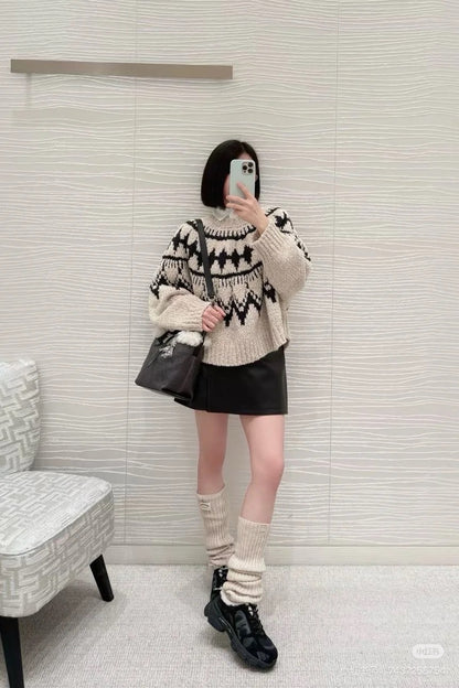 CD 25fw knitted sweater