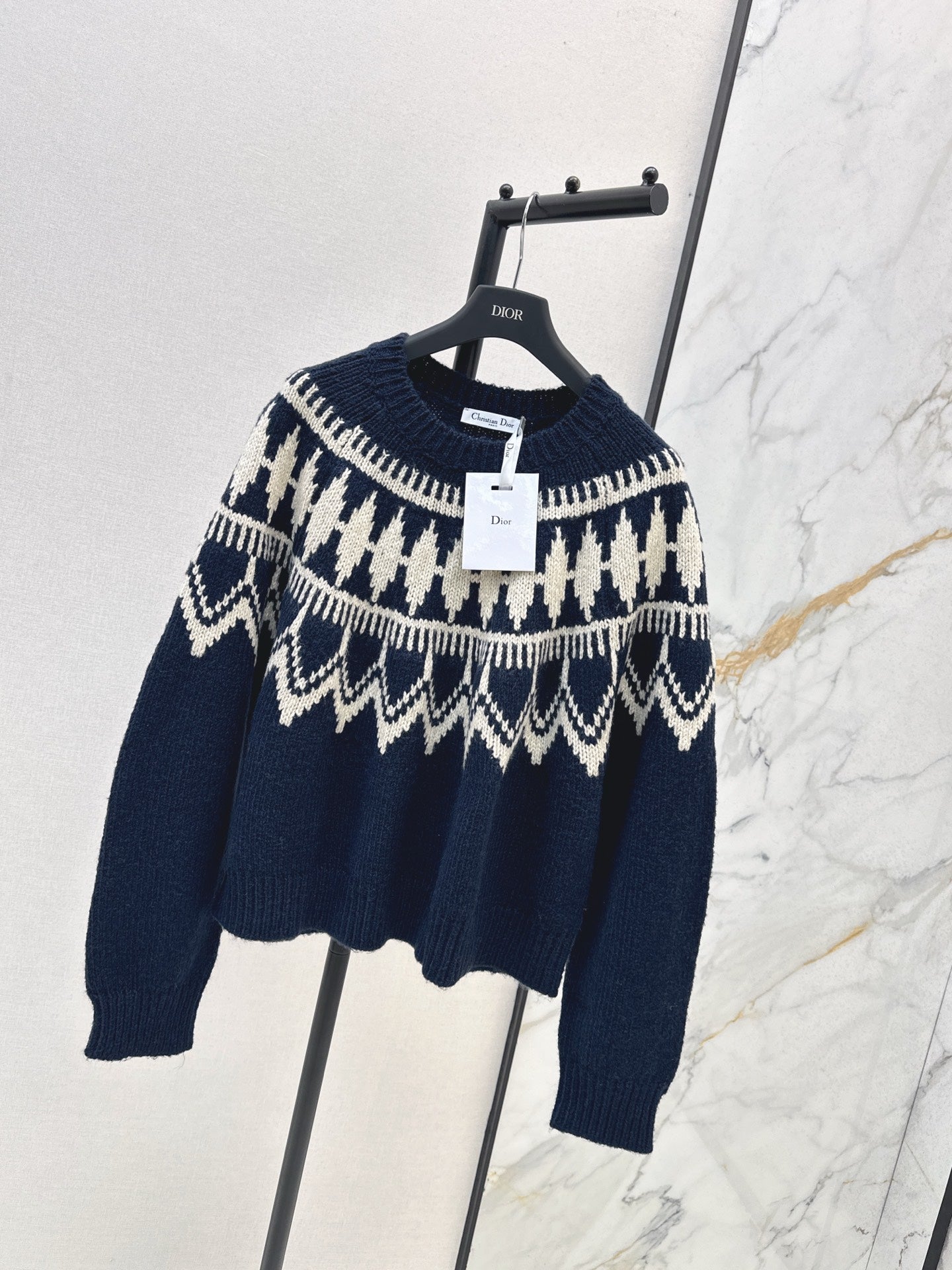 CD 25fw knitted sweater