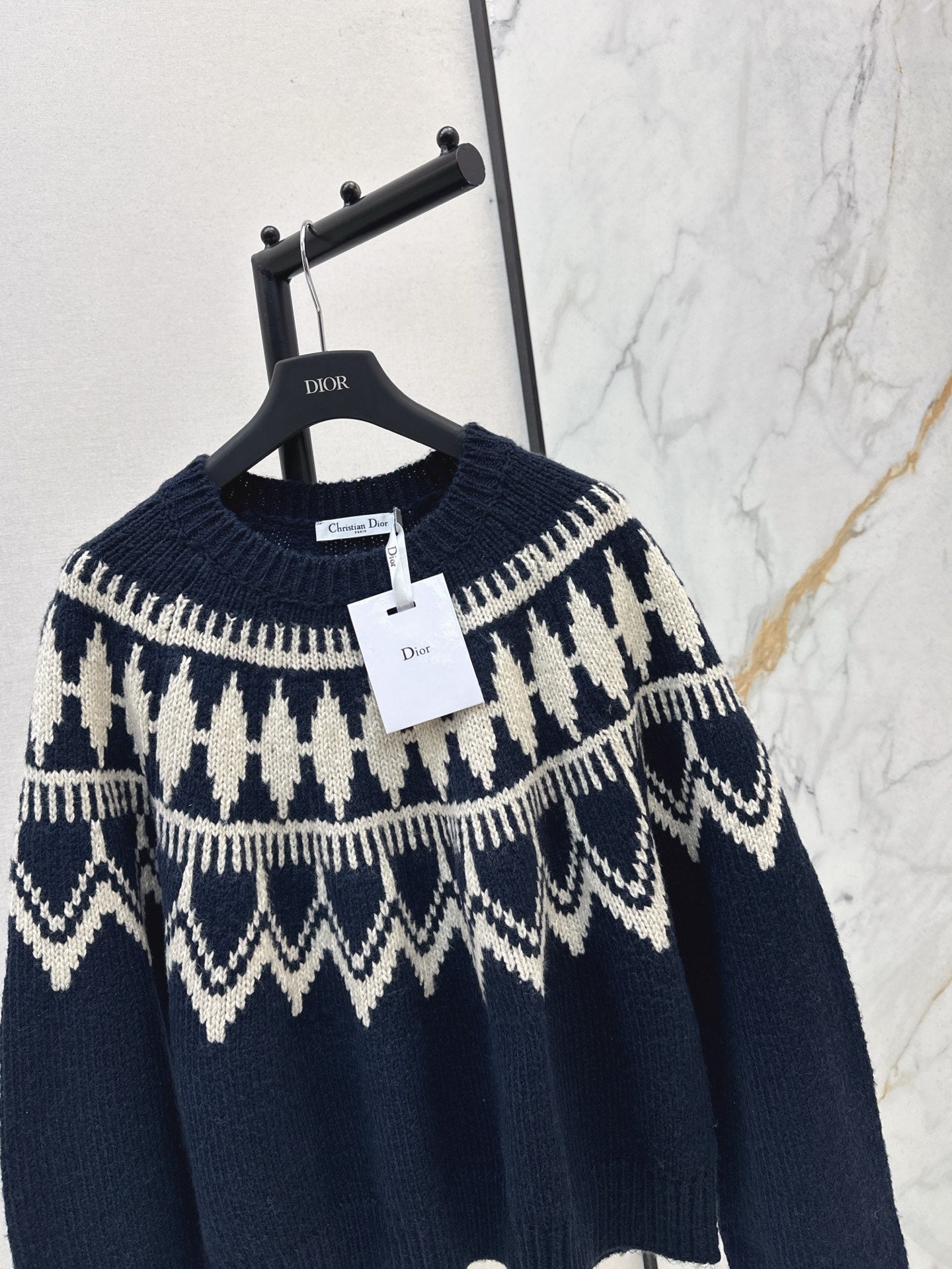 CD 25fw knitted sweater