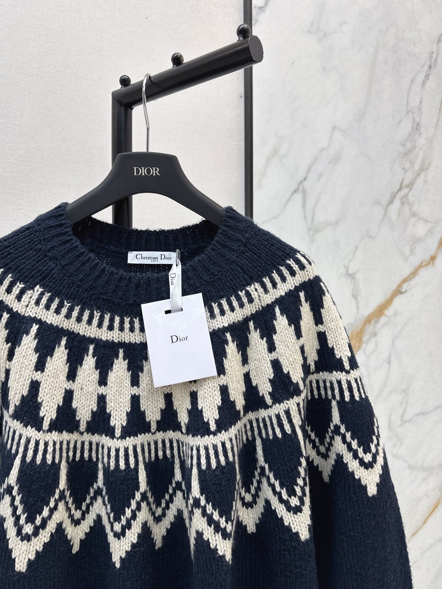 CD 25fw knitted sweater