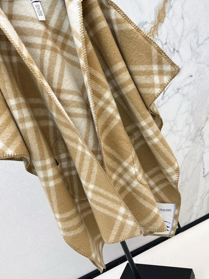 Bur 25fw hooded cape