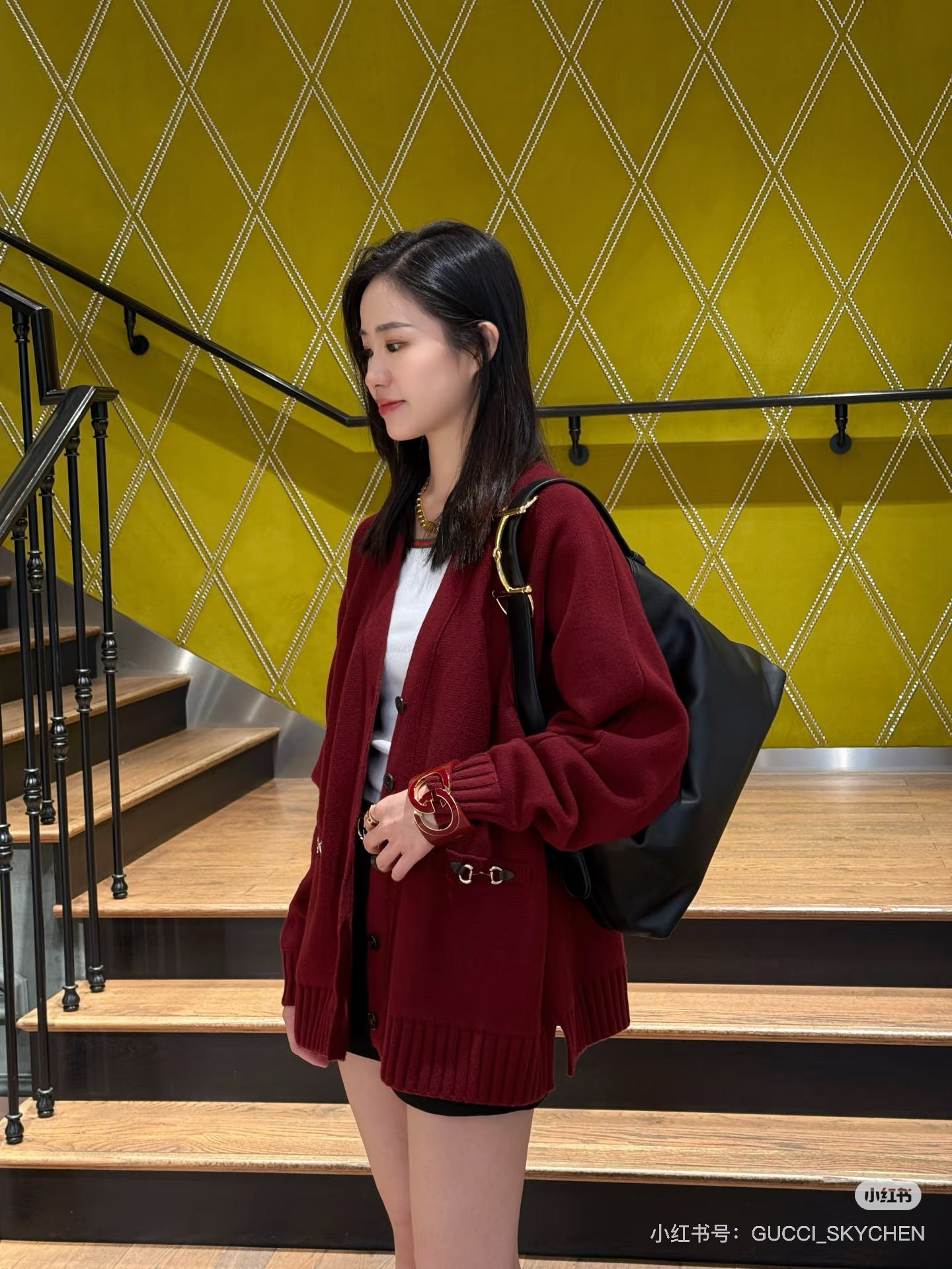 Guc 25fw knit cardigan