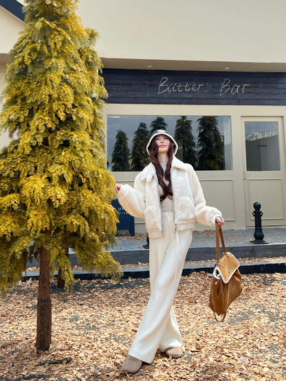 Chan 25fw fleece jacket