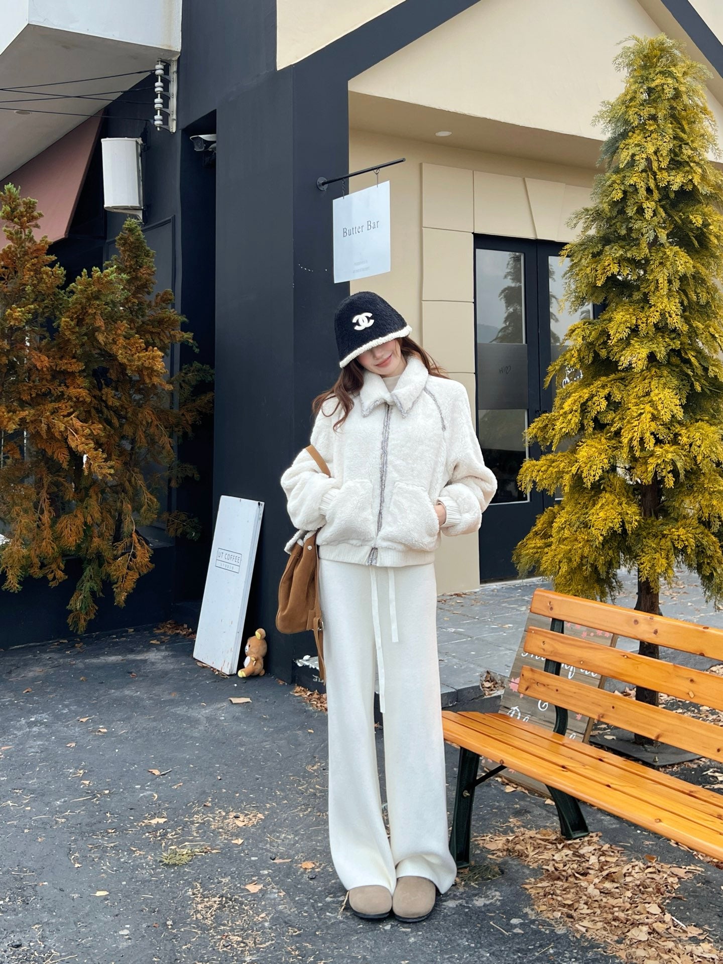 Chan 25fw fleece jacket