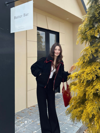 Chan 25fw fleece jacket