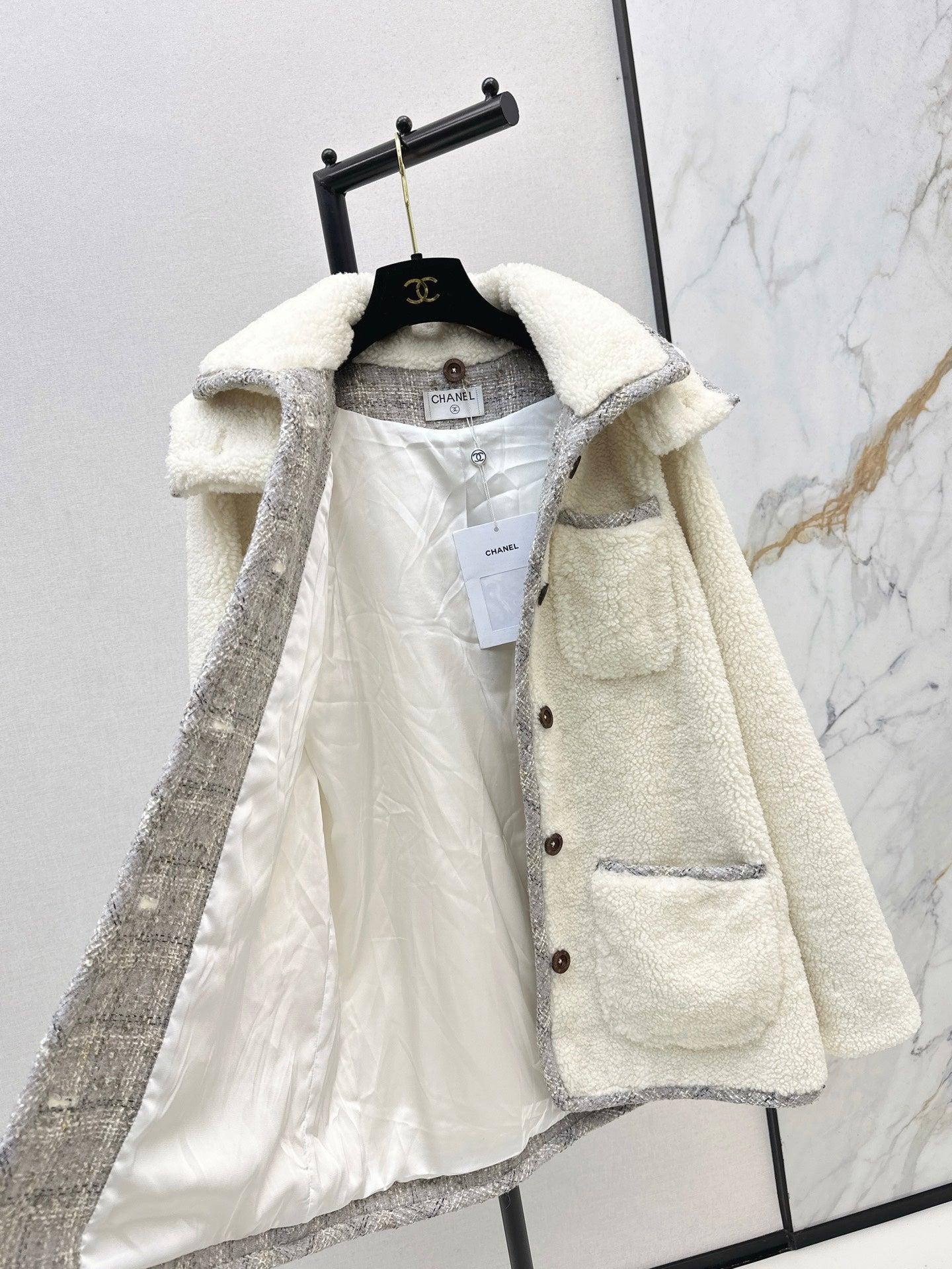 Chan 25fw fleece jacket