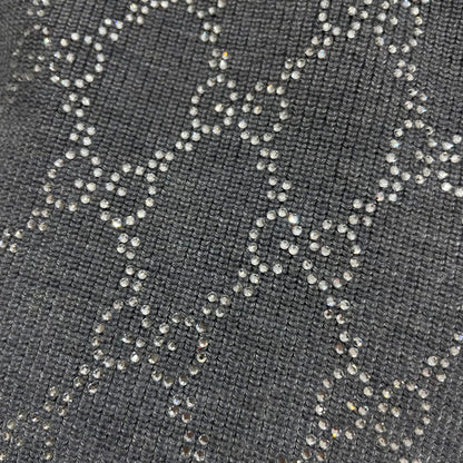 Guc 25fw rhinestone cardigan