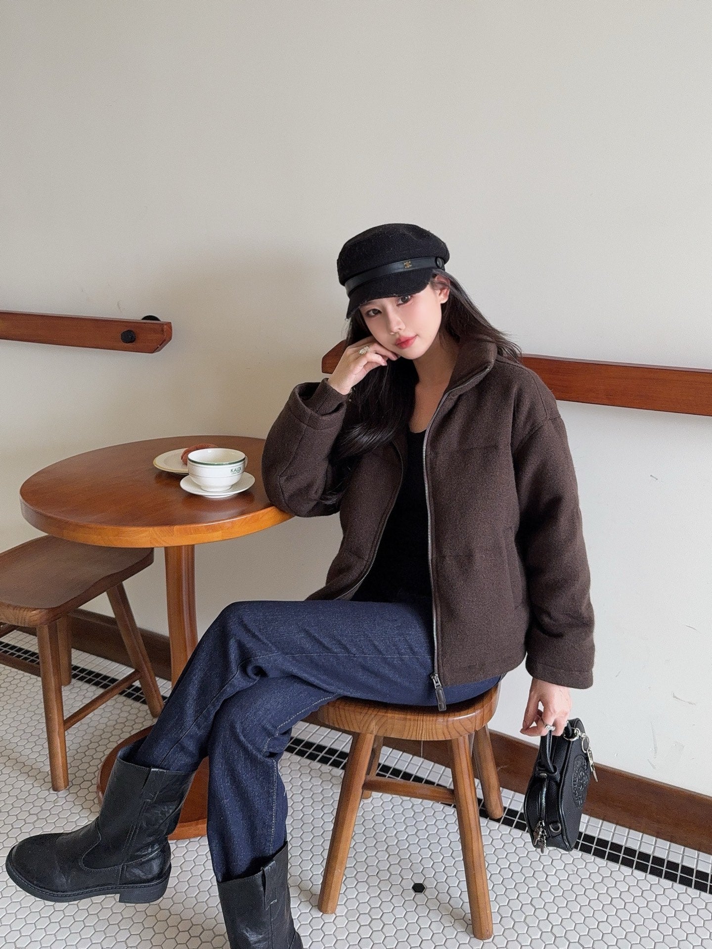 Brun 25fw down jacket