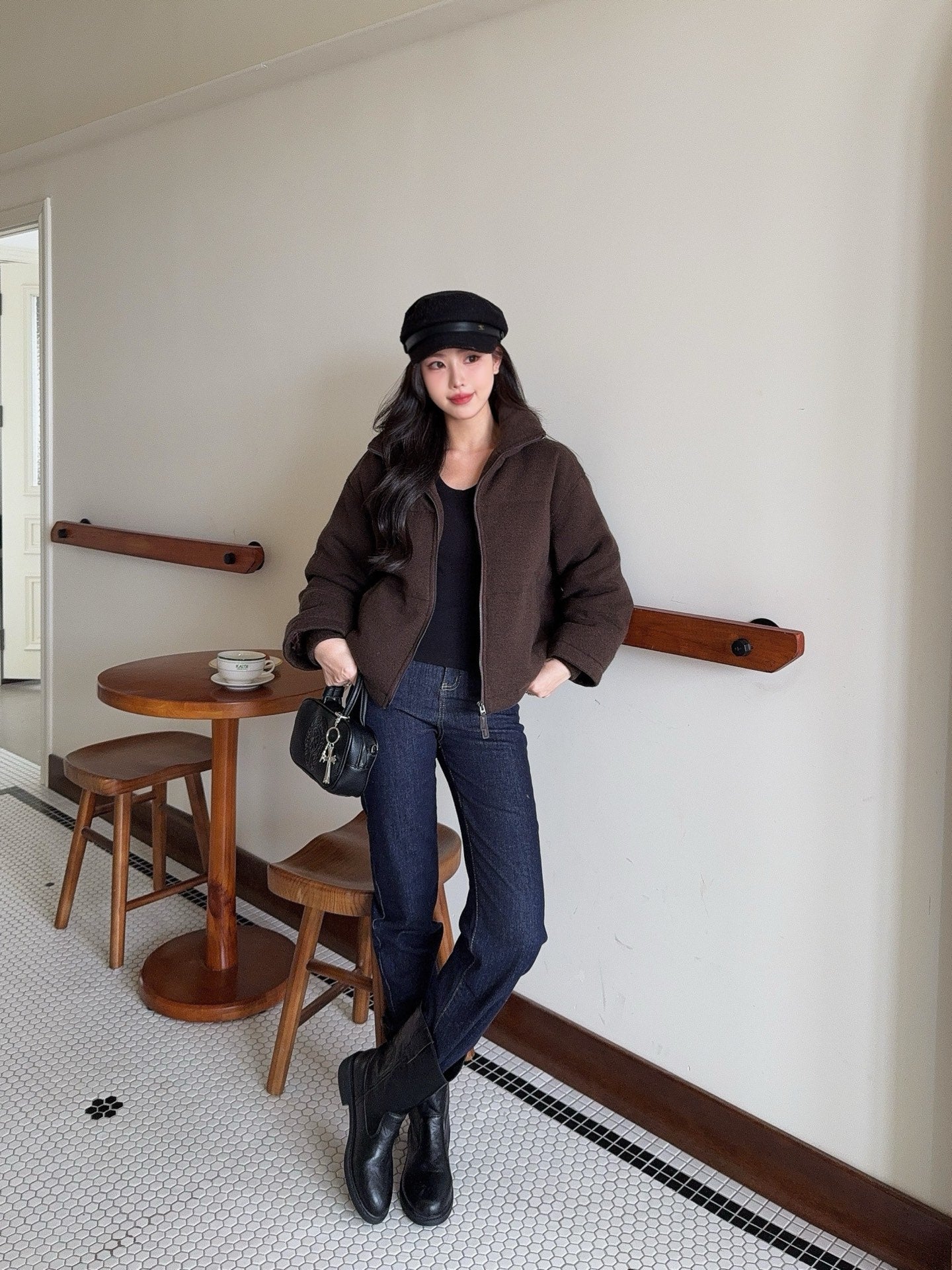 Brun 25fw down jacket