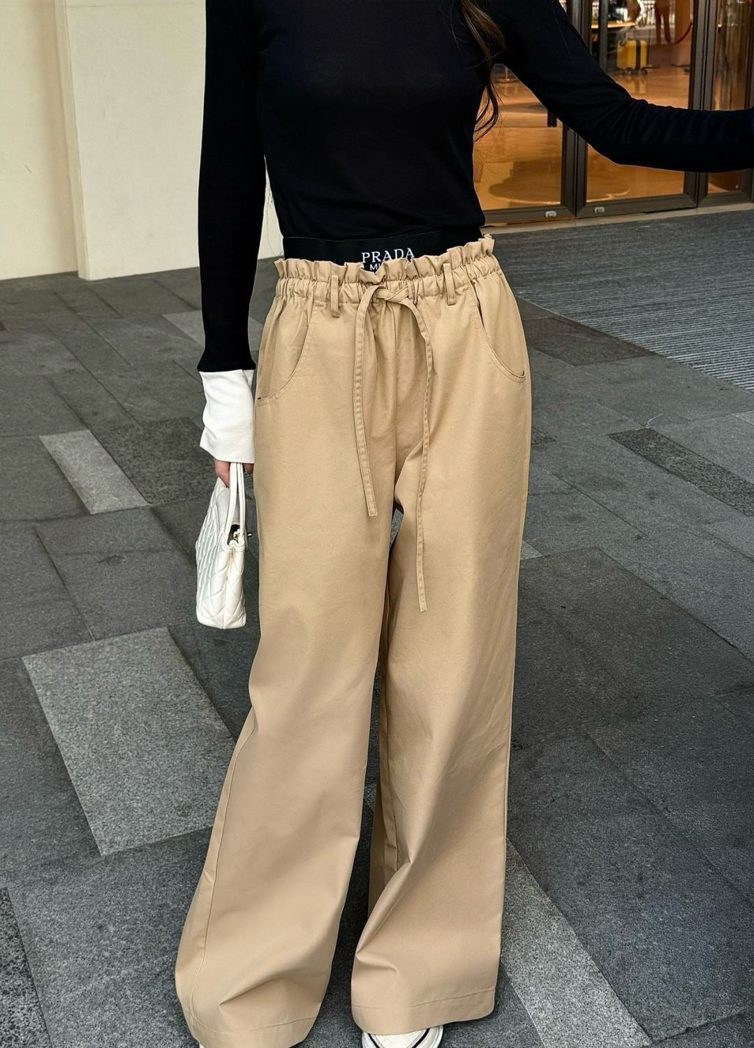 Pra 25fw straight pants