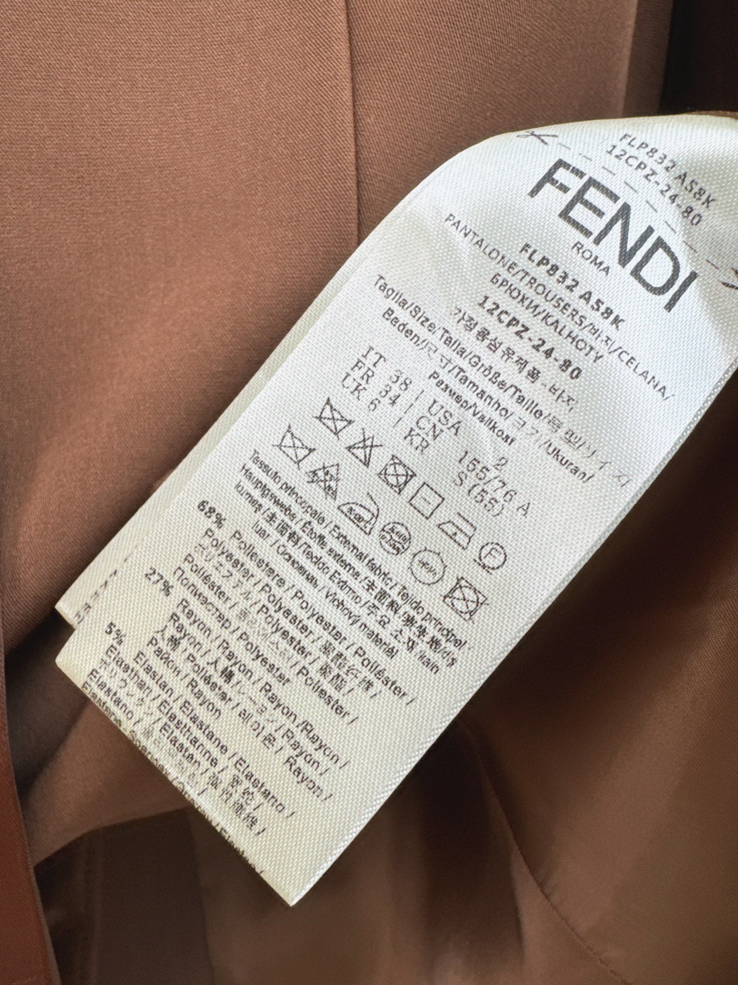 Fend 25fw dress pants