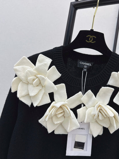 Chan 25fw knitted sweater dress