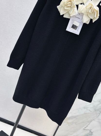 Chan 25fw knitted sweater dress
