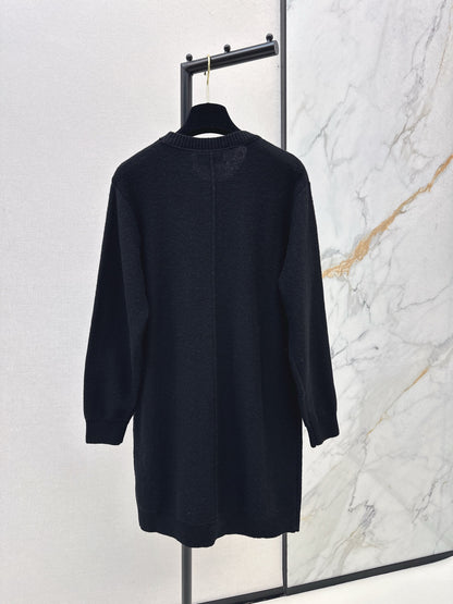 Chan 25fw knitted sweater dress