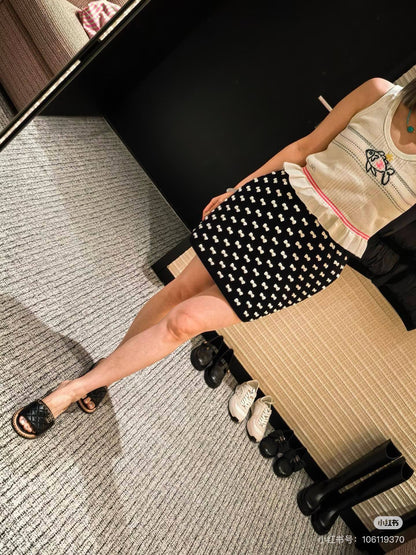Chan 25fw knit skirt