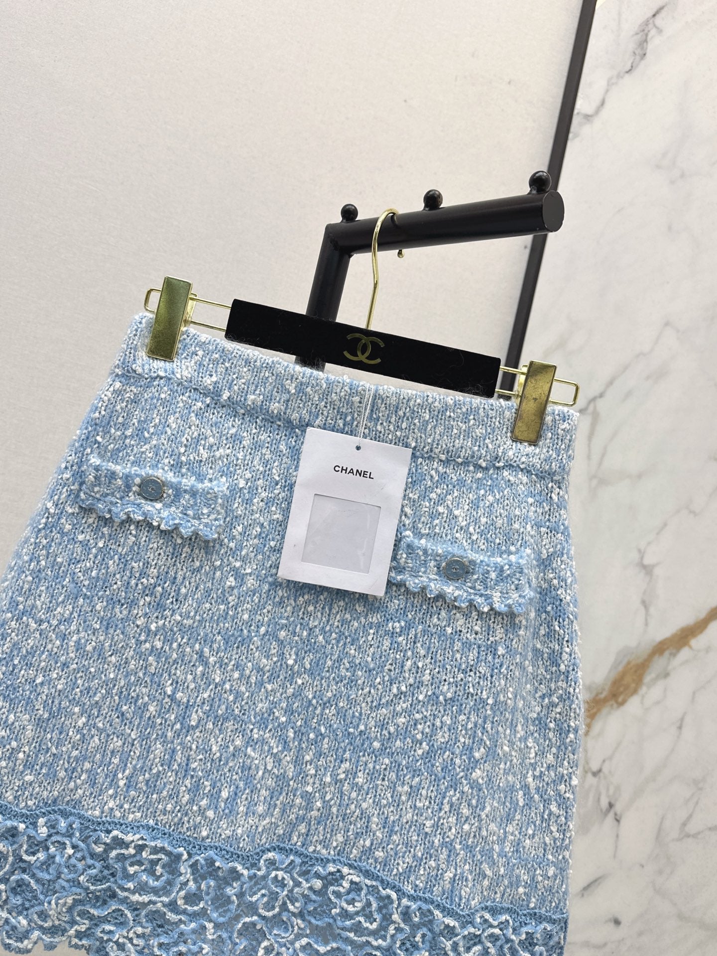 Chan 25fw knit skirt