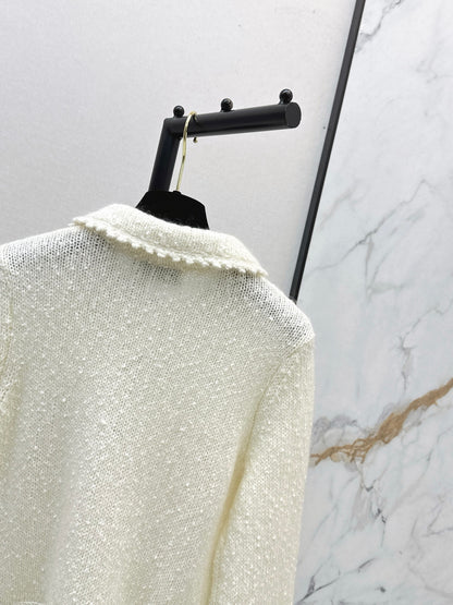 Chan 25fw lace knit cardigan