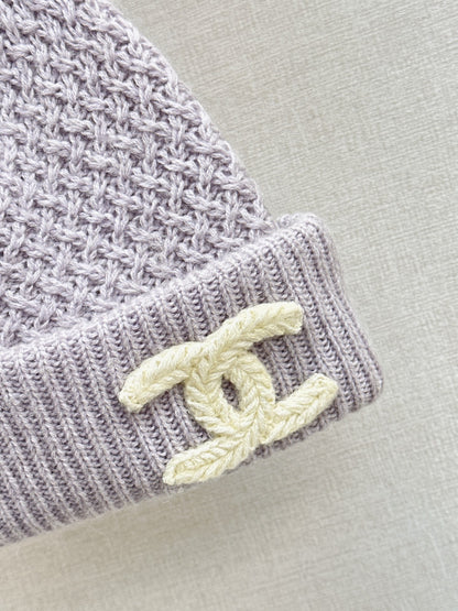 Chan 25fw cashmere knit hat
