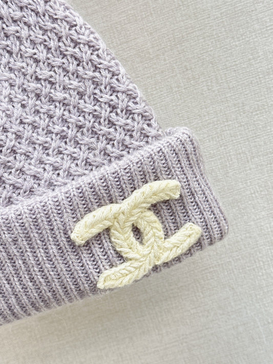 Chan 25fw cashmere knit hat
